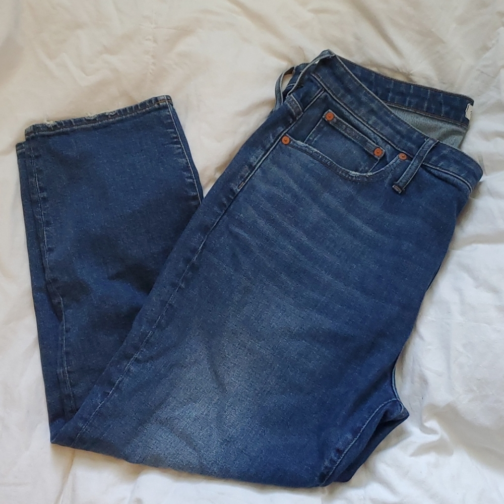 Madewell Straight leg midrise jeans
